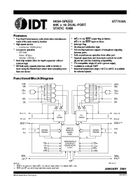 Datasheet IDT7038L manufacturer IDT