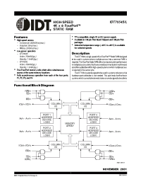 Datasheet IDT7054L25G manufacturer IDT