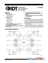 Datasheet IDT7054S-20 manufacturer IDT