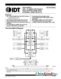 Datasheet IDT707278S-25 производства IDT