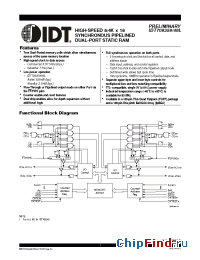 Datasheet IDT709349 manufacturer IDT