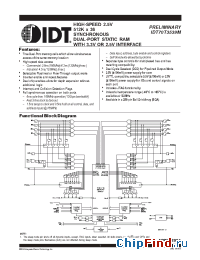 Datasheet IDT70T3539MS133BC8 manufacturer IDT