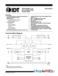 Datasheet IDT70V05L-25 manufacturer IDT