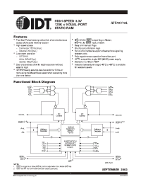 Datasheet IDT70V19L15PF manufacturer IDT