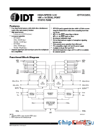 Datasheet IDT70V26L-35 производства IDT
