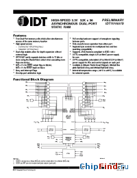 Datasheet IDT70V657S12BC8 manufacturer IDT