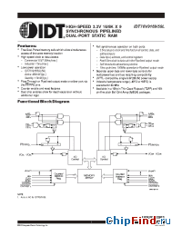 Datasheet IDT70V9159L6BF manufacturer IDT