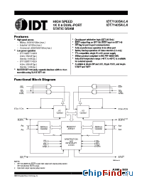 Datasheet IDT7130L25TF manufacturer IDT