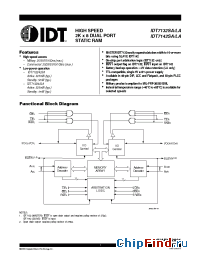 Datasheet IDT7132LA-100B manufacturer IDT