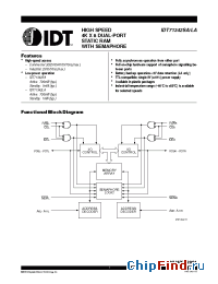 Datasheet IDT71342L25JI manufacturer IDT