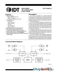 Datasheet IDT7134L25JI manufacturer IDT