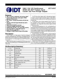 Datasheet IDT71V547S100PFI manufacturer IDT