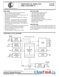 Datasheet IDT72104L-40B manufacturer IDT