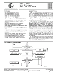 Datasheet IDT72200L12TCB manufacturer IDT