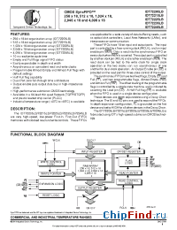 Datasheet IDT72205LB10J8 manufacturer IDT