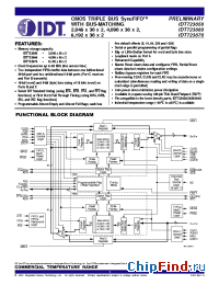 Datasheet IDT723656L-20 manufacturer IDT