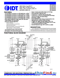 Datasheet IDT72835 manufacturer IDT