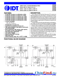 Datasheet IDT7284L12PA8 manufacturer IDT