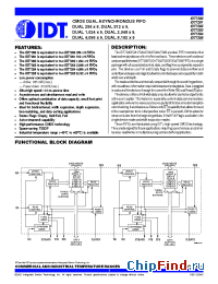 Datasheet IDT7285L15PAI8 производства IDT