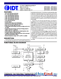 Datasheet IDT72V251L25PF manufacturer IDT