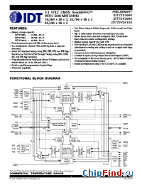 Datasheet IDT72V3664L-10 производства IDT