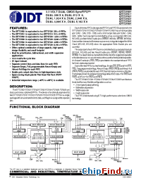 Datasheet IDT72V831L15 manufacturer IDT