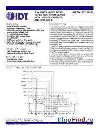 Datasheet IDT74ALVCH162525 manufacturer IDT