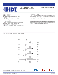 Datasheet IDT74FCT2244ATPG производства IDT