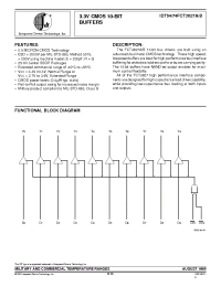 Datasheet IDT74FCT3827BQ производства IDT