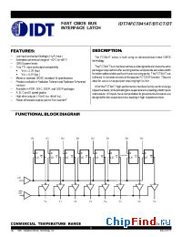 Datasheet IDT74FCT841 manufacturer IDT