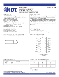 Datasheet IDT74LVC32APY производства IDT
