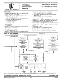 Datasheet IDT79R3081-20J manufacturer IDT