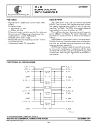 Datasheet IDT7M1014S15GB производства IDT