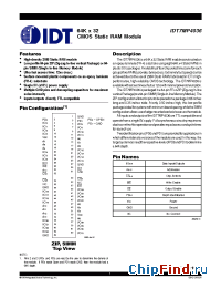 Datasheet IDT7MP4036S-15 производства IDT