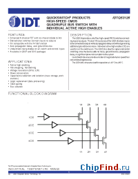 Datasheet IDTQS31251 manufacturer IDT