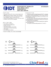 Datasheet IDTQS32244 производства IDT