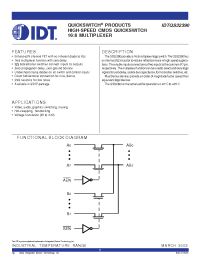 Datasheet IDTQS32390 производства IDT