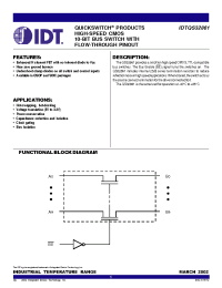 Datasheet IDTQS32861SO производства IDT