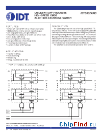 Datasheet IDTQS32X383Q1 manufacturer IDT