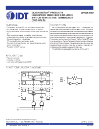Datasheet IDTQS3388Q производства IDT