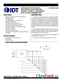 Datasheet IDTQS3ST257 производства IDT