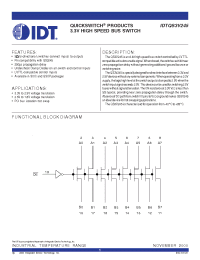 Datasheet IDTQS3V245Q manufacturer IDT