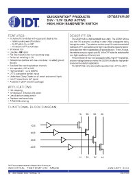 Datasheet IDTQS3VH126 производства IDT