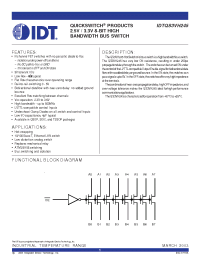 Datasheet IDTQS3VH245 производства IDT