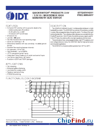 Datasheet IDTQS3VH251Q manufacturer IDT