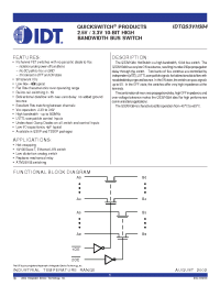 Datasheet IDTQS3VH384 manufacturer IDT