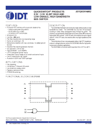 Datasheet IDTQS3VH862 производства IDT