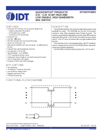 Datasheet IDTQS3VH862Q manufacturer IDT