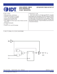 Datasheet IDTQS74FCT2821CTQ производства IDT