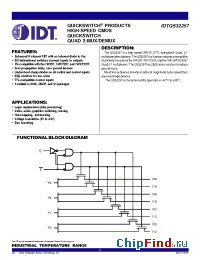 Datasheet QS32257 manufacturer IDT